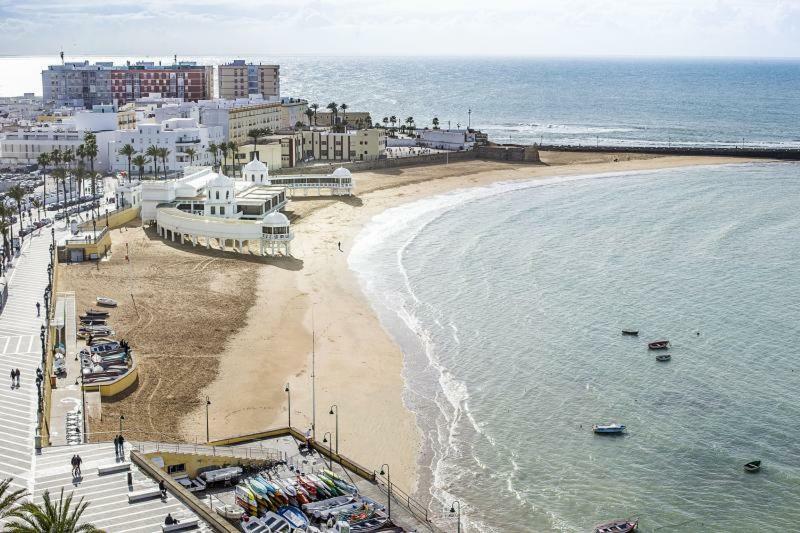 Caleta Beach Cádiz Exterior foto
